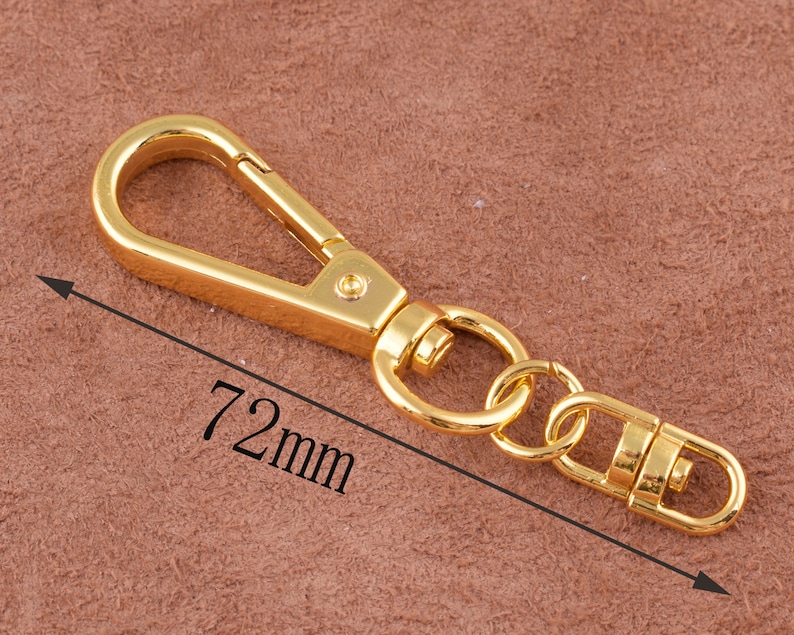 Gold Swivel Hook Swivel Clasps Hookzinc Alloy Push Gate Etsy
