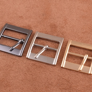 Metal Buckle 10pcs Strap buckle 1 inch Metal Buckle Belt Buckle purse buckle Pin buckle Square C-Bar Metal buckle for dog leash/purse making