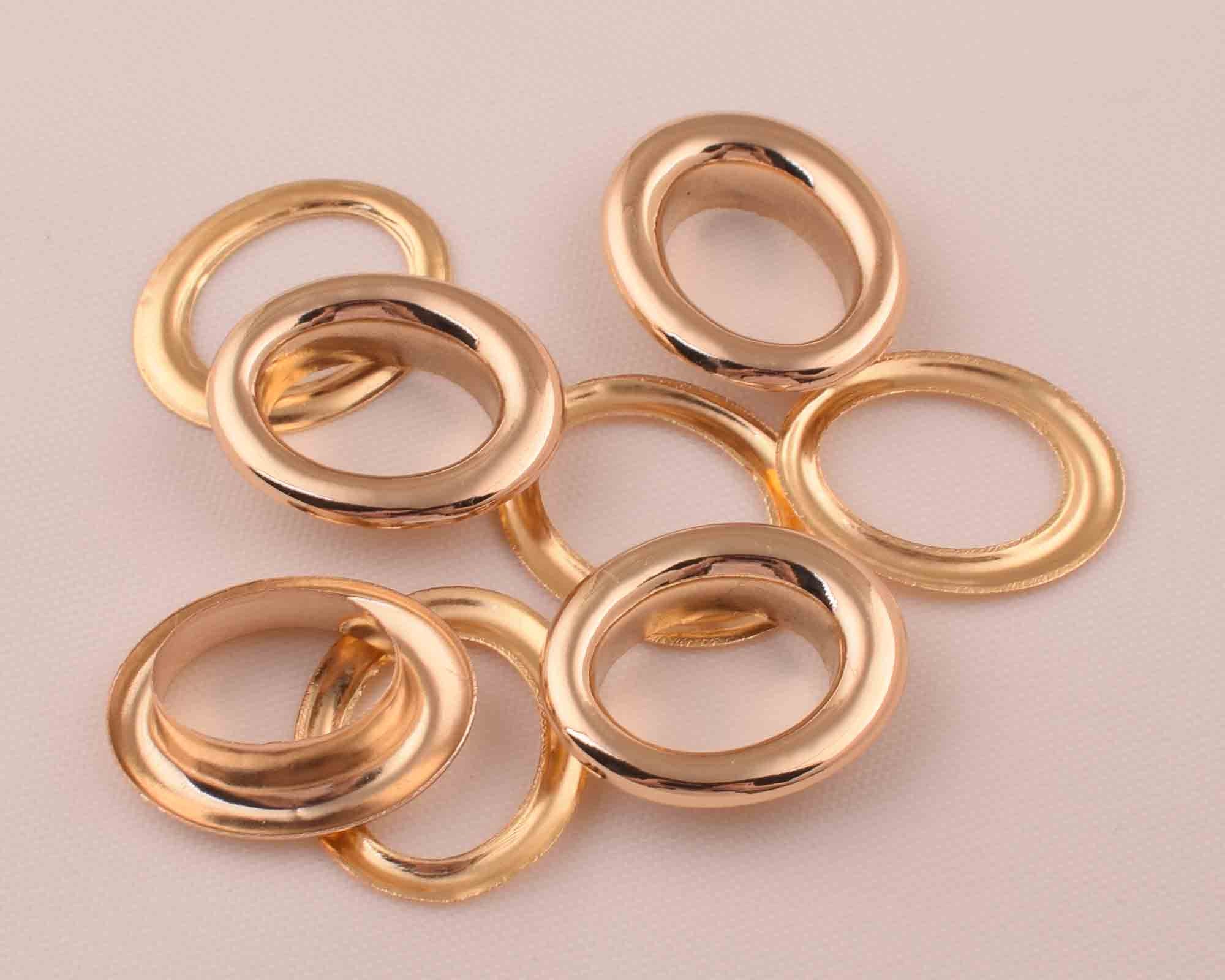 50set Gold Grommets Eyelets with Washers Oval eyelets grommets Etsy