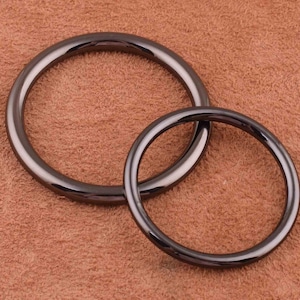 Round Ring buckles metal strap O rings,gunmetal o ring buckle circle ring,35/30mm belt strap webbing ring for purse strap/diy making supply