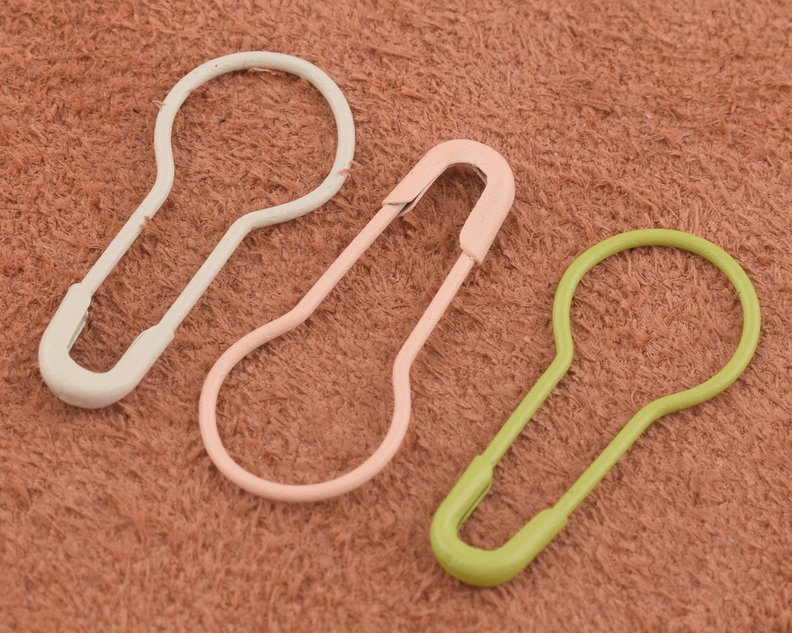 200pcs Copper pear shaped safety pins for clothing Etsy