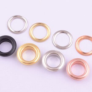 Eyelet With Washer Leather Craft Repair Grommet,10mm Colorful Round grommet eyelets,Medium Eyelets Grommets for cards,tags,clothes and shoe