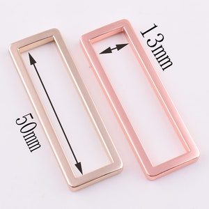 Metal Rectangle Buckle Ring for Bag Belt Loop Strap Heavy Duty ...