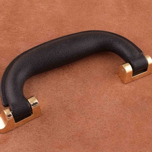 Manijas para bolsa, manijas de bolso negro, manijas de bolsa de 15 * 4 cm, bolsa de alfombra de par manijas de plástico, manijas de bolso de ganchillo para bolsa / caja