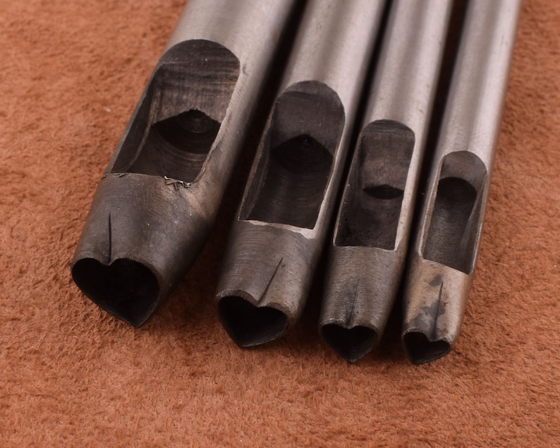 Hole Puncher Hollow DIY Leather Punch Tool Shaped Heart Wave Etsy