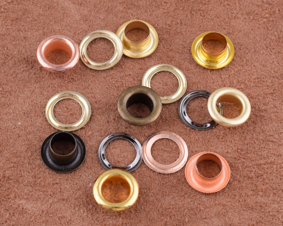 Eyelet With Washer 6 Mm Gold Eyelets Round Eyelets Grommet Metal Eyelet ...