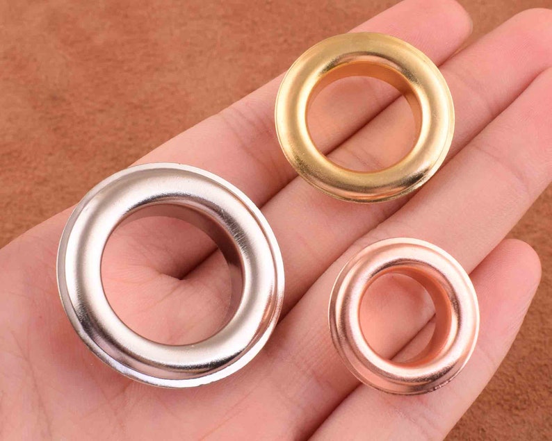 Round Eyelets Hole Grommets Metal Eyelets Large Eyelet With Etsy