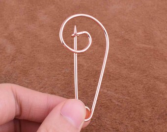Gold Safety Pin Brooch - The Charm Bar Company Retail