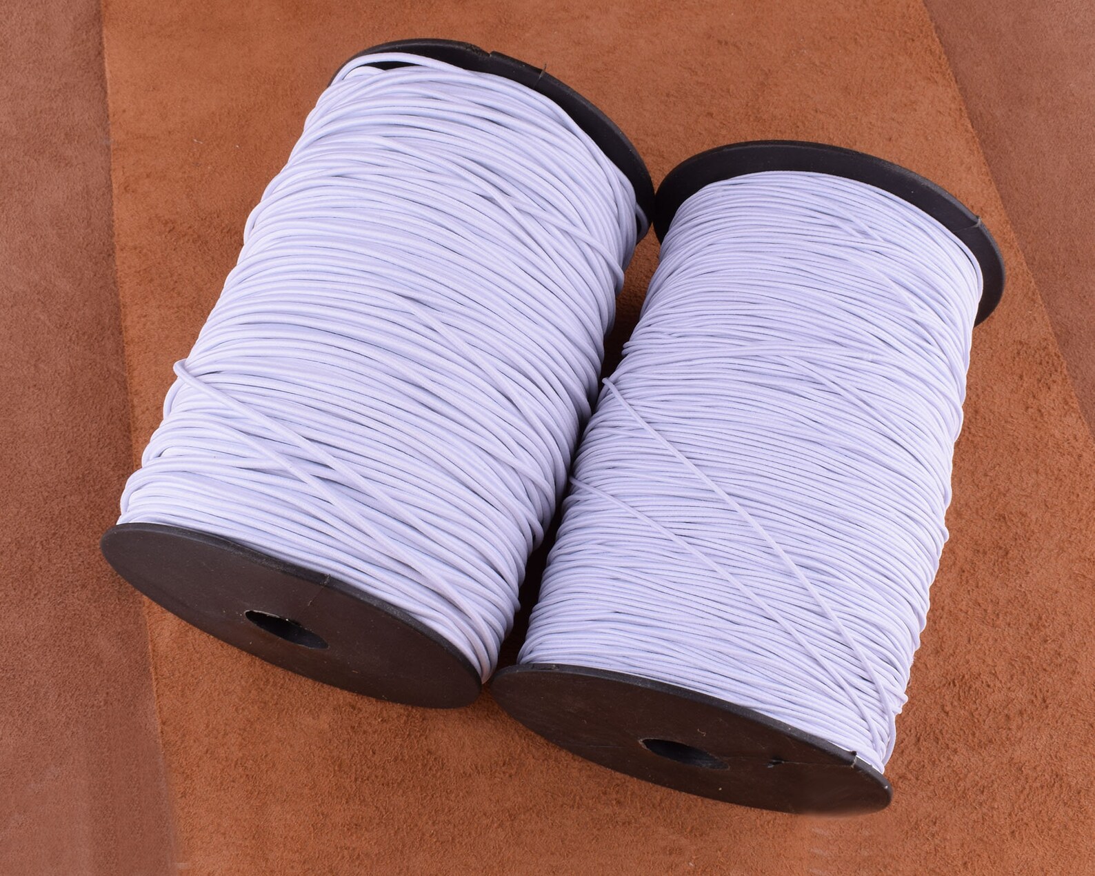 1.5mm/2mm Round Elastic Cord Nylon Coatedwhite Stretch Cord Etsy