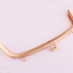 Lovely Metal Purse Frame Coin Purse Frame Retro light gold Purse Frame 22.5*9cm Sewing Purse Frame for bag/purse/coin wallet/diy making
