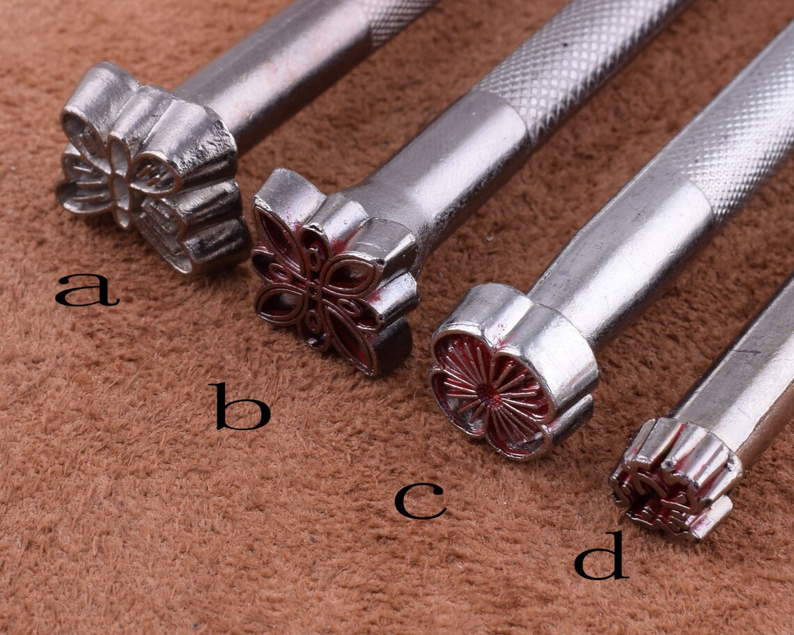 Stamp Tool Leather Carving Tools Manual DIY Leather Carving Etsy