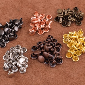 Metal Purse Rivet,many Sizes and Colors Cap Double Headed Metal Rivets ...