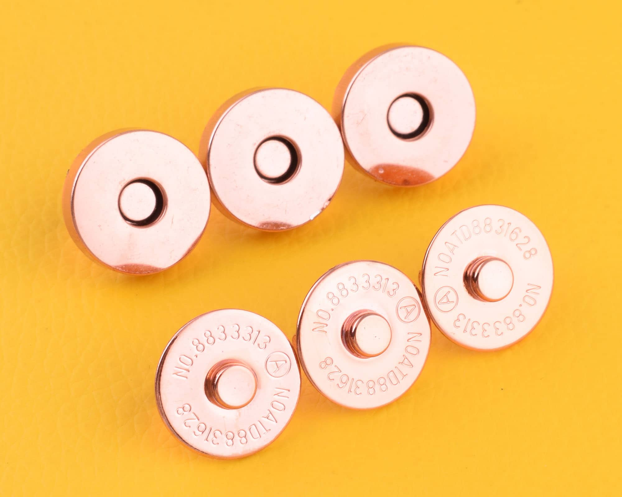 14mm Heavy Duty Magnetic Snaps, Magnetic Buttons, Magnetic Clasps for Bags,  Purses, Wallets and Jackets 