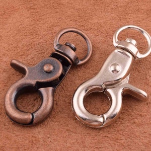 6pcs swivel clasp 46*12mm swivel hook silver/copper Lobster Clasp,Lobster Clasp,zinc alloy Claw Clasp,Key Ring Clasp for bag/strap/dog leash