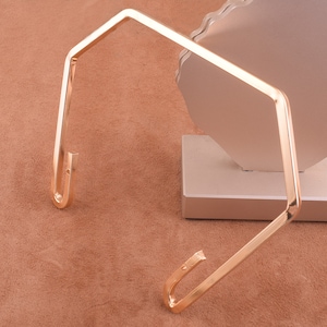 Purse frame for make a purse/bag 16*13.2cm /light gold bag frame,metal purse frame /handbag frame/bag frame for handbag/DIY making supplies