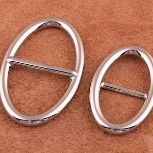 Metall Schnalle Splitter Oval Schnalle Schnalle Schnalle Gürtelschnalle Oval Strap Schnalle für Riemen schnalle, verstellbare Schnalle, Mitte Bar Schnallen-6pcs