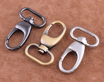 Swivel Snap hook swivel clasp purse clasp 1 inch Lanyard Clips Trigger Hook Clips lobster buckle for Lanyards/dog leash/diy making