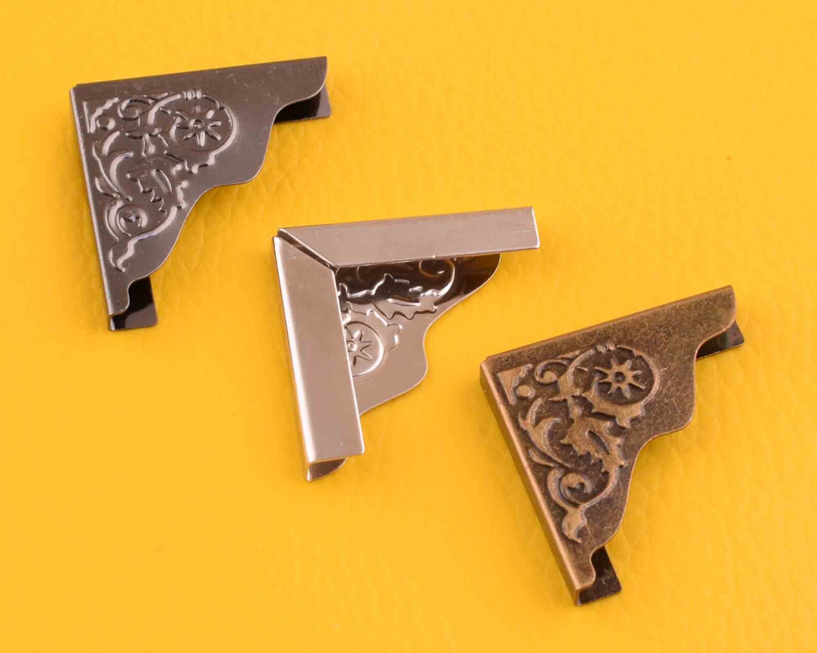 50pcs Metal Bag Purse Book Wood Corner Protector Leather Bend Etsy