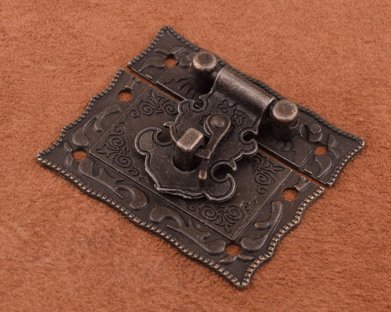 Black Small Hasps Special lock latch/box hardware square Etsy