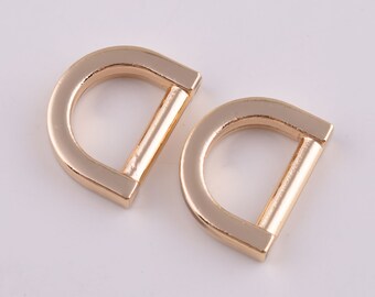 Flacher Gurt d Ring Geldbörse d Ring Schnalle Geldbörse Ring Ring Ring Ring, 13mm Geldbörse Gürtel Band Loop, Metall d Ring Stecker Ring für Geldbörse Tasche Handtasche