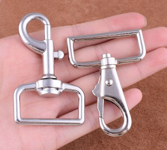 Large Swivel Clasp Snap Hooks Metal Heavy Duty Eye Lobster Claw Clasp  Multipurpose for Spring Pet Buckle Key Chain Linking Dog Leash Collar 