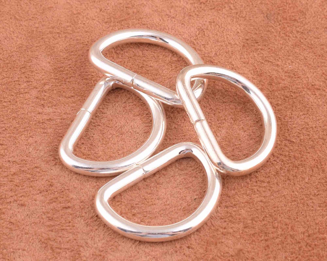 25MM Metal D Ring 1 Inch Metal D Rings Non-welded Silver | Etsy