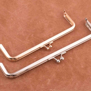 light gold purse frame bag frame metal frames clutch frame purse supplies,Purse Frame Handbag Frame for purse/bag,two size and two color