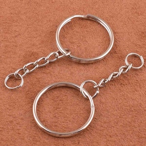 Silver Split Rings 55*25mm Split Rings,Double Jump Rings Jump rings,Small Split Rings,Jewelry Findings,Jewelry Making-20pcs