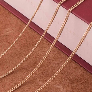 4 ft gold metal Chain drawn cable chain 3*3mm flat cable chain,delicate chain,metal chain,jewelry chain for bag/jewelry