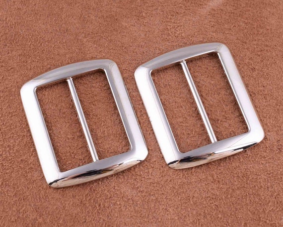 小物 SLIDE BUCKLE MESH BELT Slide Strap Buckles,32mm Rectangular Center Bar Belt Buckles,1.25