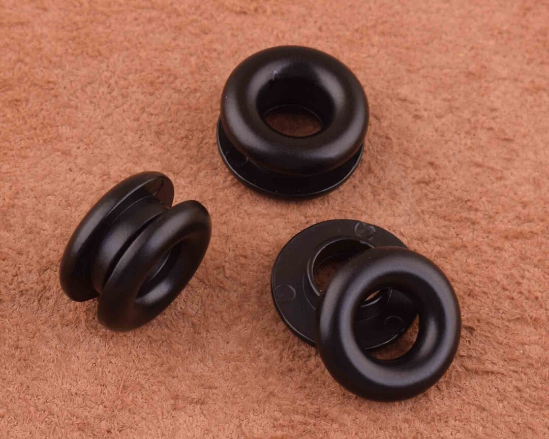 Zinc Alloy Eyelets 715mm Grommets in Excellent Black Etsy