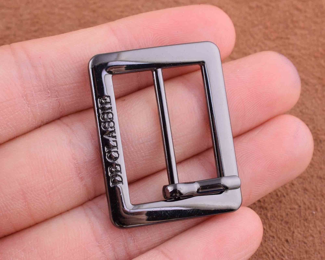 Center Bar Buckle Single Prong Strap Buckles1 inch metal Etsy