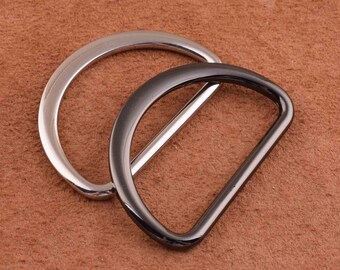 15pcs Metall D Ringe 39mm D Ring Gürtelschnallen D-Ringe Metall D Ring / Sprung Ring Erkenntnisse für Tasche GürtelGurt Haken/Hundehalsband