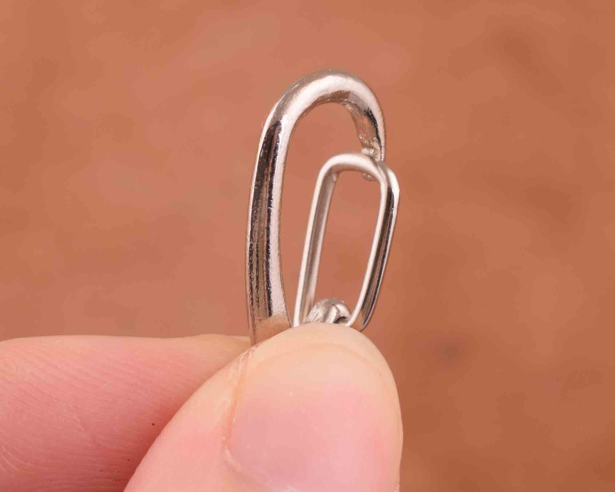 6 Stück Schwenkklipphaken Für Hundeleinen - Edelstahl Triggerclips Mit 360° Drehung