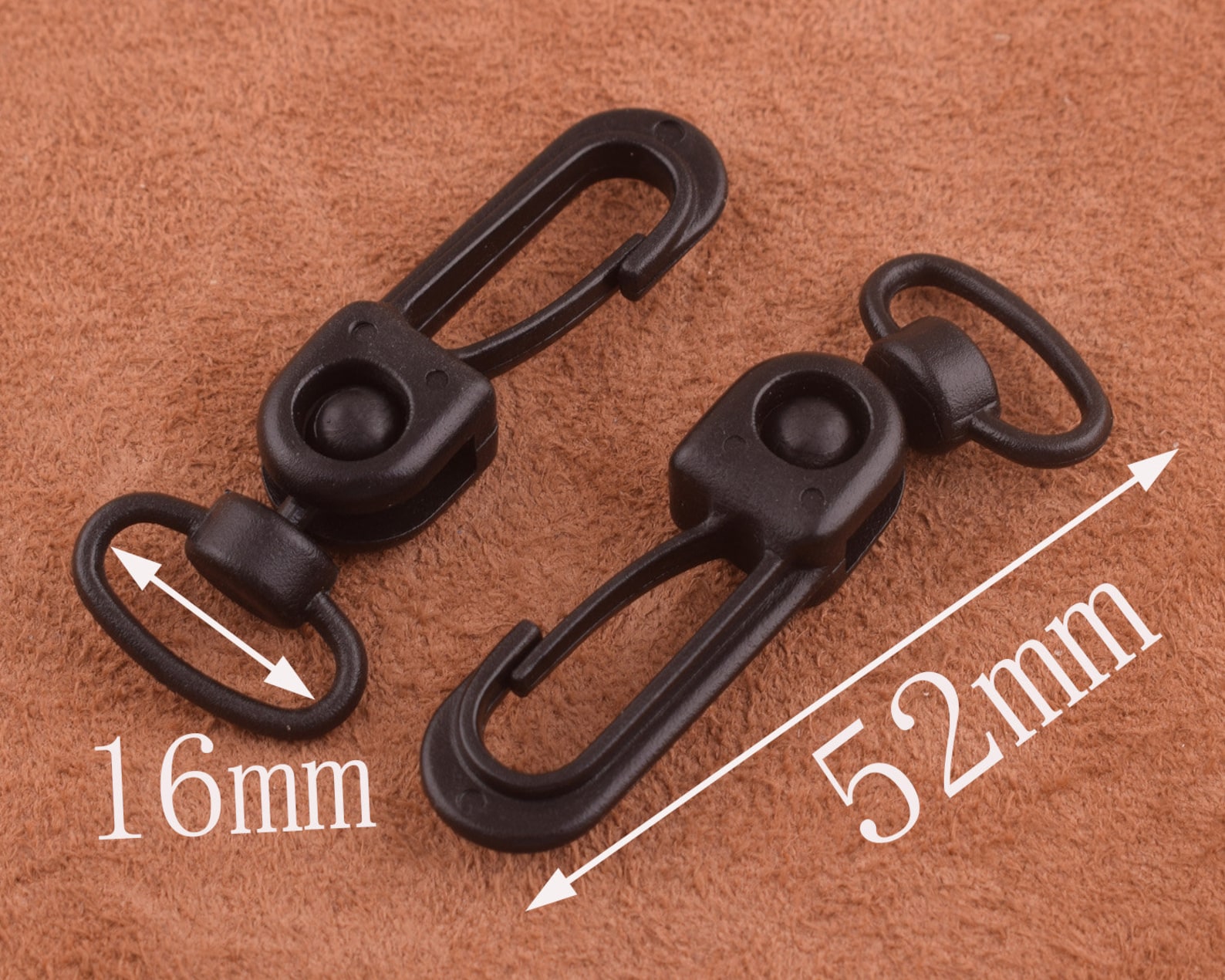 30 Pcs 52*16mm Plastic Hook Rocker Swivel Strap Webbing,2 Inch Plastic ...