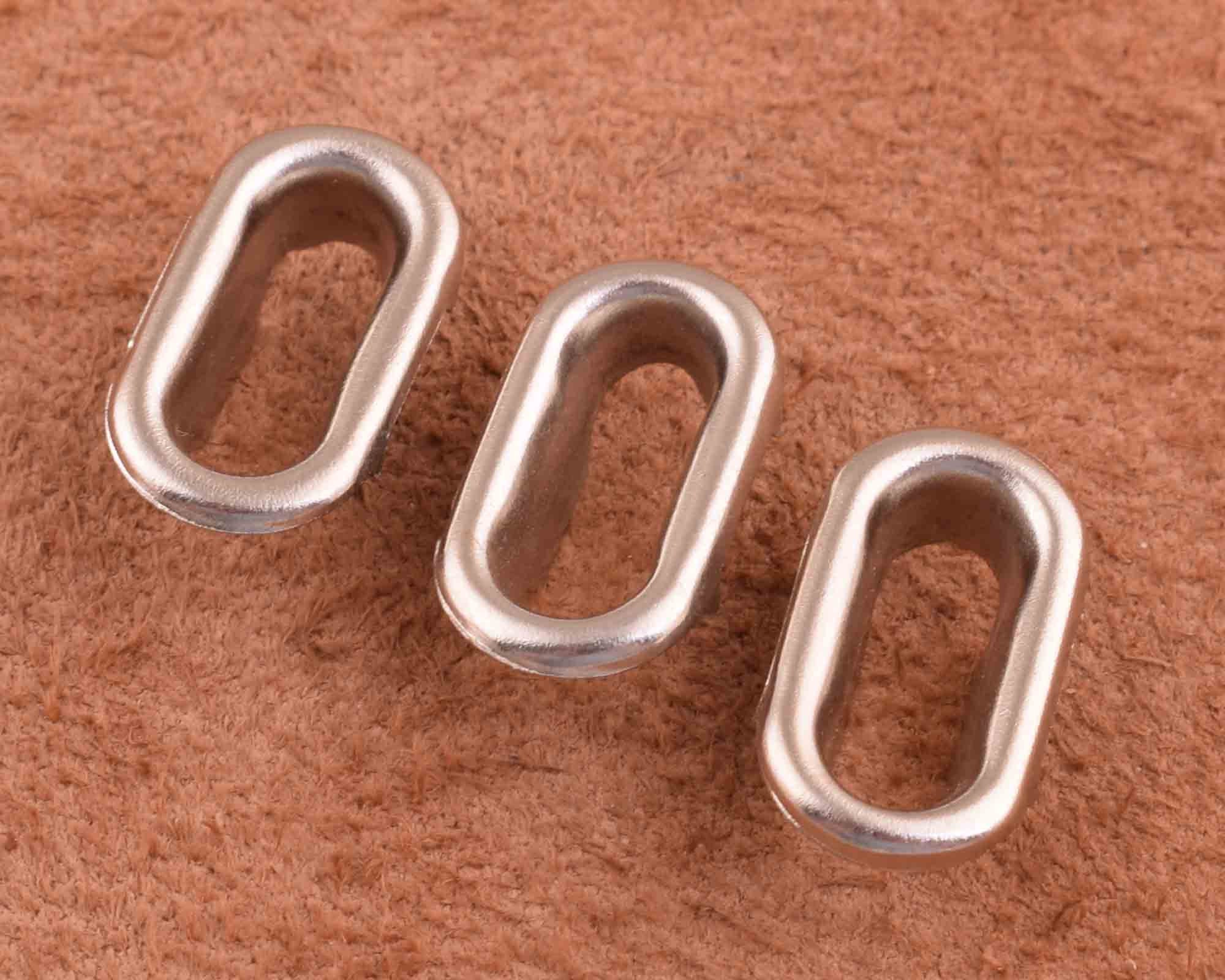 100pcs Metal Oval Eyelets Grommets Washers for Buckles Etsy
