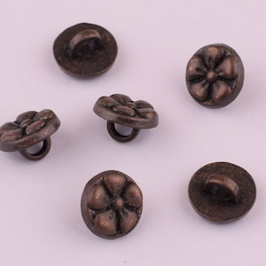 metal clothes Buttons,copper Metal Button,10mm Flower Bloom Clasp Jewelry Findings,Clothing Button,Leather Wrap Clasp for clothes