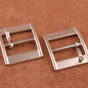 1 Zoll Silber Schnallen, Strap Schnalle Pin Schnalle Geldbörse Schnalle Center Bar Schnalle, solide Metall Schnallen für Schuhe/Taschen/Riemen