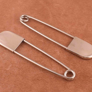 silver large kilt pins,steel pins large safety pins,safety pins big pins kilt pin brooches Large Kilt pin Jewelry Supplies for clothes