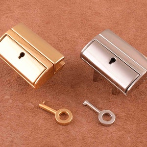 2pcs lock and key purse lock gold/silver women bag handbag purse Solid lock 44*28mm accessories Shaped Padlocks for purse/bag