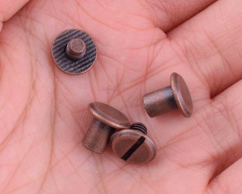Solid Rivet Chicago Screw Rivets,leather Belt Fastener Rivets 8*10mm ...