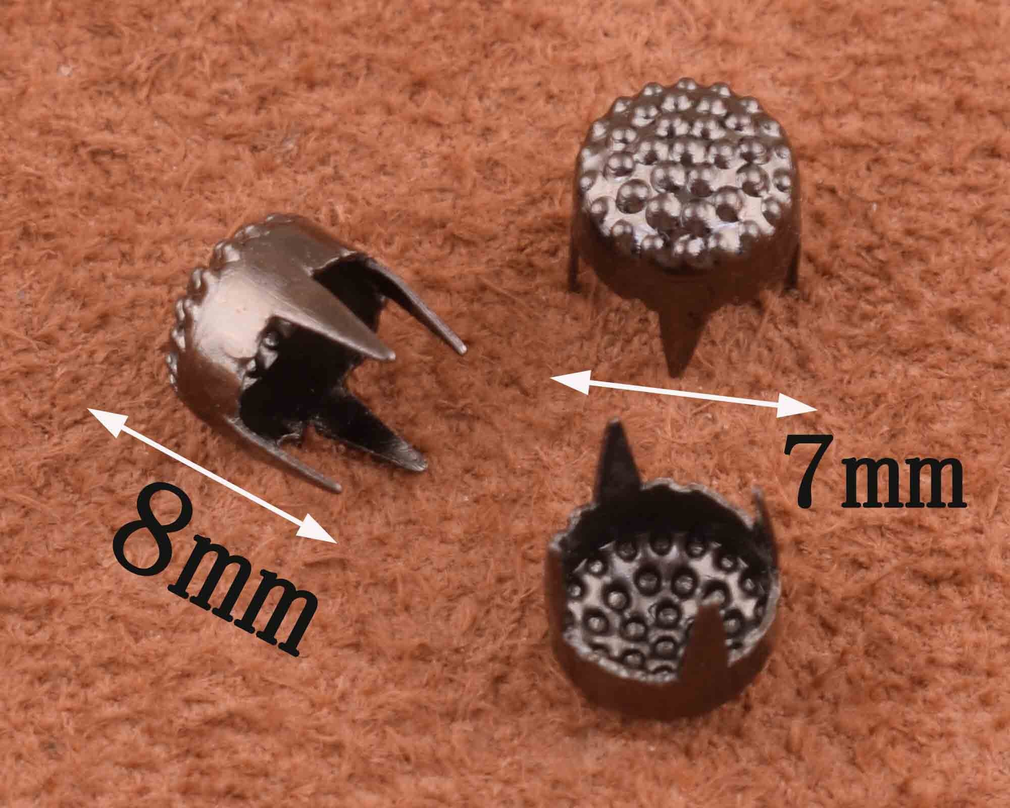 Gunmetal Round Studs Metal Studs,tiny Round Top Prong Studs,circle