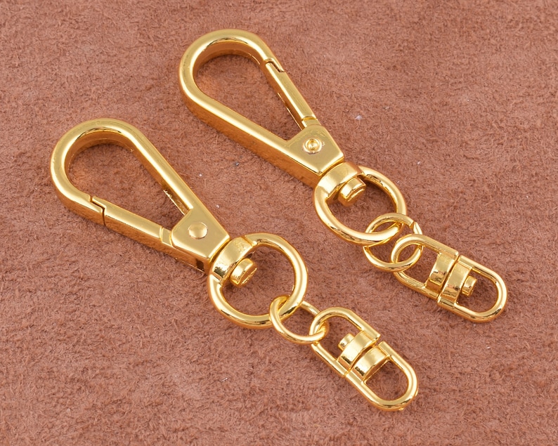 Gold Swivel Hook Swivel Clasps Hookzinc Alloy Push Gate Etsy