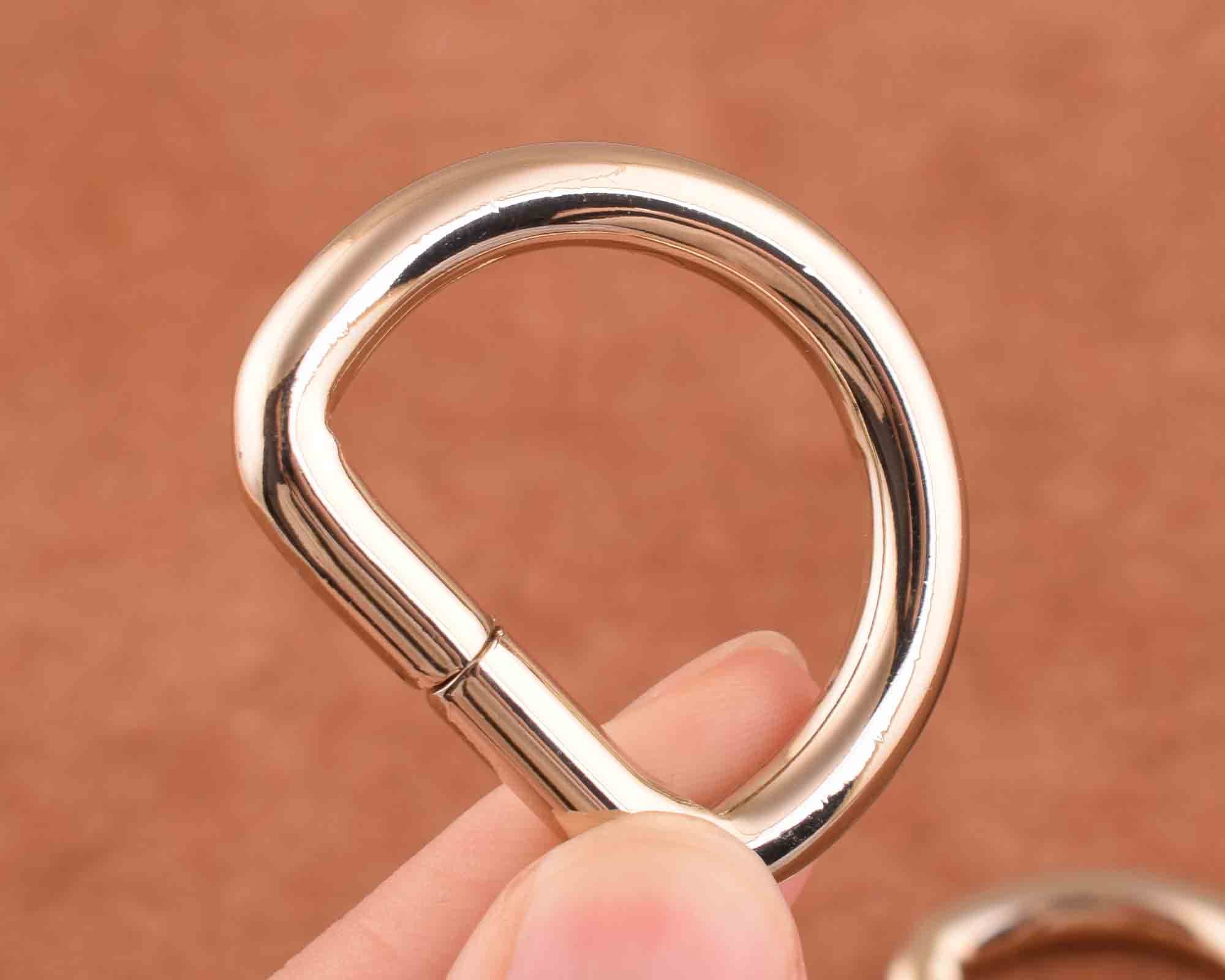 1 Inch D Rings Light Gold Metal D Ring Purse D Ring Buckle Etsy