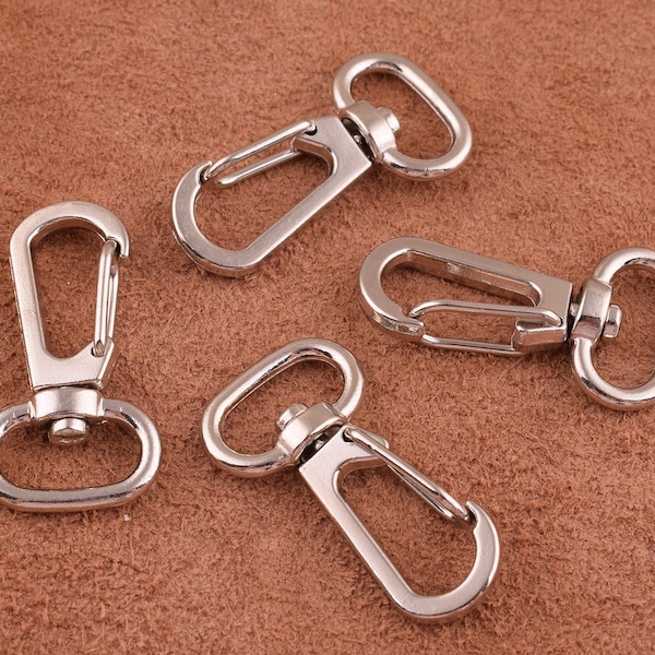 Silber Humster Clasp 32*13mm Metal Swivel Clasp Schlüsselanhänger für Bag Clips/Lanyard Clips/Schlüssel und DIY-Herstellung von Vorräten