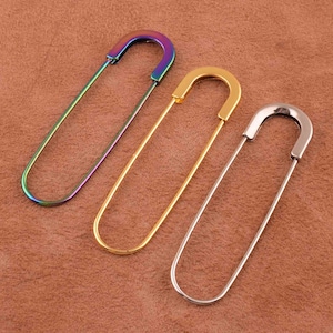 12pcs Shawl Pin Sweater Pin Clothing Safety Pin, Jewelry Pins, Cloth Pins,  Silver Pin, Safety Pins, Pins.high Quality Pins 70mm Bz6 