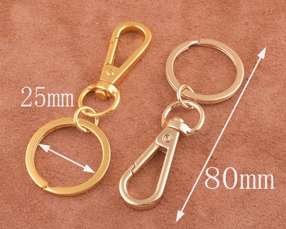 Gold Lobster Clasp Keychain Sets Swivel Clasp Clip, Colors