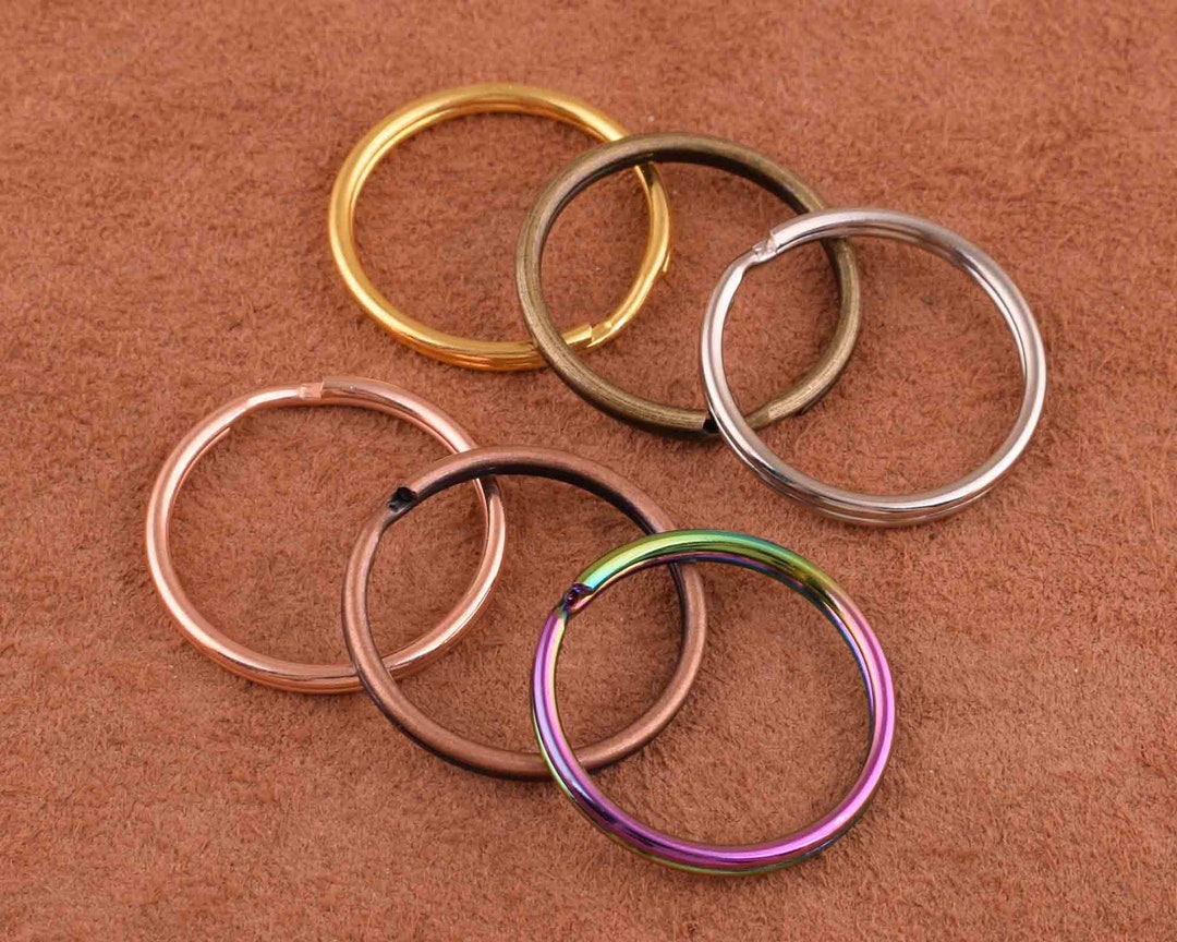 Double Split Rings,1 Inch Key Rings Jump Rings Double Loops Bulk Jump ...