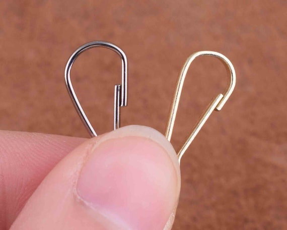Lanyard Spring Clips Mini Lanyard Hooks,207mm Silver/light Gold Lanyard  Clasp Clips,iron Lanyard Hook for ID Card Hook Key Chain 