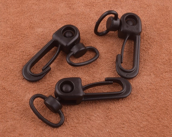 30 Pcs 5216mm Plastic Hook Rocker Swivel Strap Webbing,2 Inch Plastic  Swivel Snap Hook,carabiner Keychain,key Chain for Bag 